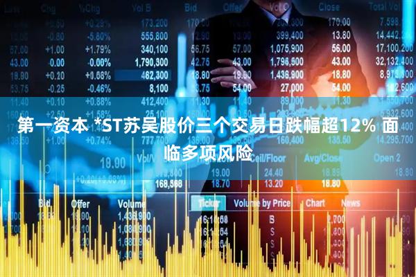 第一资本 *ST苏吴股价三个交易日跌幅超12% 面临多项风险
